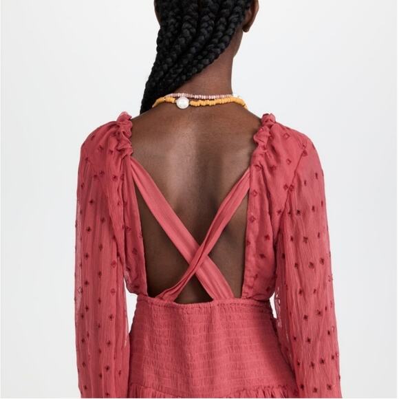 Free People Della Sole Beaded Embroidered Small Mini Dress - Picture 15 of 15